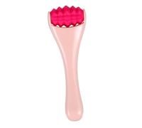 FIXOSHEE Roller pour Peau des Yeux avec Massage Visage Appareil Dimportation Crème Contour des Yeux pour Rides et Fermeté avec Silicone Rose pour Absorption Lotion