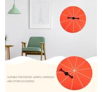 FIXOSHEE Roue de Prix Rotative Orange pour Jeux Ambiance Soirée Adulte Accessoire de Fête et Léger Jeu de Roulette pour Bar et Carnaval