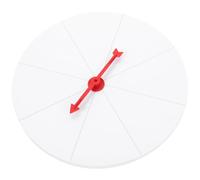 FIXOSHEE Roue Fortune 20 Cm Diamètre, Roue Tournante à 8 Cases Vide, Accessoire Jeu de Société pour Fête, Tombola et Animation, 1 Pièce Polyvalente pour Jeux de Hasard