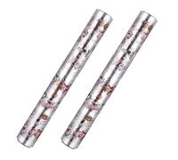 FIXOSHEE Rouleaux de Papier D’Emballage Cellophane Transparent pour Noël 2 Pcs 40X30 CM Épaisseur 25 Microns pour Paniers Cadeaux Compositions de Fleurs et Décorations Festives