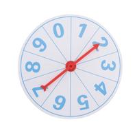 FIXOSHEE Roulette de Prix Murale 20 CM pour Jeux Éducatifs Garçon et Filles à Plateau Tournant Personnalisable Roue de Loterie Ludique pour Fêtes Écoles et Événements