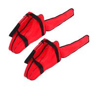 FIXOSHEE Sacoche de Rangement pour Tronçonneuse Électrique 50 CM en Tissu Oxford avec Fermeture Éclair Poignée Ergonomique Lot de 2 Paquet de Transport Robustes pour Outils de Menuisier