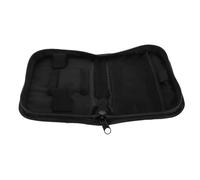 FIXOSHEE Sacoche Diabétique Portable avec Compression Protectrice pour Glucomètre et Accessoires Organisateur Multifonctionnel pour Appareils et Objets Personnels Pouch et Compact Noir