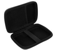 FIXOSHEE Sacoche Diabétique Portable PU Noir Étui de Rangement Compact pour Appareil Glycémie et Fournitures Médicales Pratique et Résistant pour Transport Sécurisé