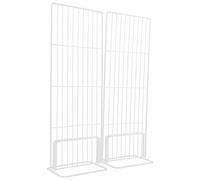 FIXOSHEE Séparateur d'Étagère Réfrigérateur en Métal Ajustable 32-34 CM Support 46 CM Organiseur Compartiment Congélateur Coffre pour Rangement Alimentaire Domestique