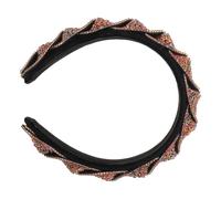 FIXOSHEE Serre-tête Velours Scintillant avec Strass Bandeau Élégant et Confortable pour Mariage Fête et Usage Quotidien Accessoire Léger et Polyvalent pour Différents Types de Cheveux