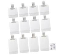 FIXOSHEE Set de Bouteilles de Voyage Distributeurs Cosmétiques Étanches avec Étiquettes Flacons Souples pour Shampooing Lotion et Crème Beauté pour Valise