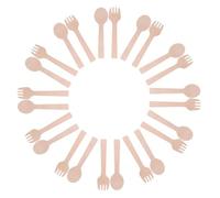 FIXOSHEE Set de Couverts Mini Fourchettes et pour Desserts Gâteaux Salades Ustensiles et Portables pour Mariages et Pique-