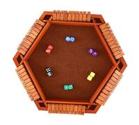FIXOSHEE Shut The Box Jeu Classique Portable pour Plusieurs Joueurs Famille Fête et