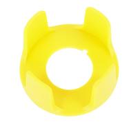 FIXOSHEE Siège de protection d'arrêt d'urgence trous garde relâcher bouton de l'interrupteur protecteur de bouton d'urgence Gardiens pour Plastique Jaune