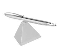 FIXOSHEE Stylo à Bille Magnétique avec Socle Triangulaire pour Bureau Stylo Signature Élégant pour Homme Papeterie de Bureau Pratique et Daffaires