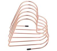 FIXOSHEE Support Bureau Extensible Résistant pour Organisation et Rangement Bloque Étagère Ornement Décoratif Forme de Cœur Rose Doré