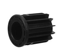 FIXOSHEE Support Cylindrique de Chaise de Bureau en Plastique Noir, Résistance à l'usure et Installation Facile, Compatible Système à Piston de Chaise Bureau