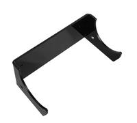 FIXOSHEE Support Mural Horizontal pour Rouleau à Pâtisserie en Acrylique Noir 1 Pièce Crochets Robustes Organisateur Mural Gain de Place Cuisine Rangement Pratique et Présentation des