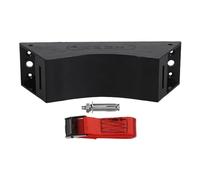 FIXOSHEE Support Résistant Noir pour Gaz Bouteille Mural de avec Sangle Rapide de Sécurité Anti-basculement en Plastique et Installation pour Applications Industrielles