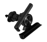FIXOSHEE Support Téléphone Voiture Aération Plastique Robuste Fixation Crochet Gravité Sécurisée pour Smartphone Accessoire Auto Noir pour Hommes et Femmes