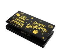 FIXOSHEE Surprise Cash Envelope Wallet with Card Slots Elegant Birthday Money Holder for Men Women Birthday Present Card Organizer