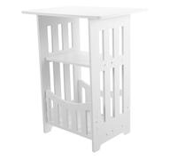 FIXOSHEE Table de Chevet Mini Moderne avec Rangement Polyvalent pour Petits Espaces Chambre et Salon