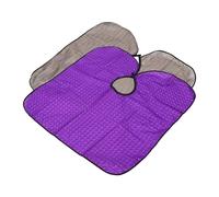 FIXOSHEE Tabliers de Coiffeur Imperméables 2 Pièces Grand Format Protection Cheveux pour Stylistes Professionnels Usage Salon et Maison Design Ondulé Violet