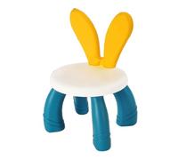 FIXOSHEE Tabouret Plastique Garçon Fille Lapin avec Oreilles Antidérapant Léger pour Chambre et Salle de Jeux Tabouret Garçon Fille Portable Confortable et Sécuritaire pour Garçon et Fille