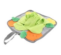 FIXOSHEE Tapis Renifleur pour Lapin Interactif Tapis Éveil Antidérapant Entraînement Sensoriel pour Petits Animaux Facile à Nettoyer