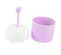 FIXOSHEE Tasse à Mousse Compacte pour Visage en Pp Pourpre, Appareil de Beauté Simple Design, Formateur de Bulles Portable pour Femmes