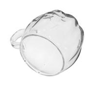 FIXOSHEE Tasse Verre Citrouille Halloween Verre Borosilicaté Haute Résistance Mug Transparent Simple Couche pour Café Lait Jus Chaud ou Froid Tasse à Lait Décorative