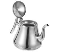 FIXOSHEE Théière en Acier Inoxydable 15 L Filtre Intégré Bouilloire Compatible Induction pour Eau Chaude et Froide Usage Maison et Hôtel Carafe à Infusion sans Fuite