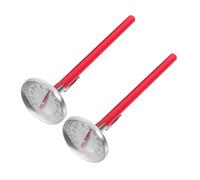 FIXOSHEE Thermomètre Mécanique Voiture pour Climatisation Mesure Précise à Installation Facile Accessoires Décoration Intérieure Rouge
