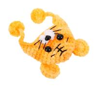 FIXOSHEE Tiny Knitted Doll Hats with Animal Cartoon Design Soft Comfortable Yarn for Bjd and Mini DIY Craft Accessories for Festive and Everyday Styling
