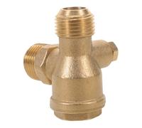 FIXOSHEE TOUT CAPPORT CAPPALVE outils communs Valve de contrôle d'air des pièces du compresseur vanne de connexion rapide clapet anti-retour pneumatique vanne filetée cuivre Doré
