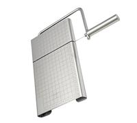 FIXOSHEE Trancheuse à Fromage Multifonctionnelle Acier Inoxydable avec Fil Métallique Robuste pour Découpe Précise de Fromage Beurre et Jambon Ustensile Facile à Nettoyer pour Cuisine et