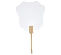 FIXOSHEE Transparent Diy Fan With Ergonomic Handle Acrylic Blank Painting Hand Fan For Crafting And Party Chinese Style