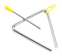 FIXOSHEE Triangle de Percussion Musical pour Garçon Fille Éducatif avec Clair Développement Coordination Main-œ et Éveil Musical pour Garçons et Filles