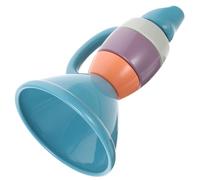 FIXOSHEE Trompette pour Petits Garçon et Filles, Mini Trompette Compacte en Plastique Sécuritaire, Instrument de Musique Éducatif pour Éveil Musical et Développement Pulmonaire, Portable