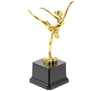 FIXOSHEE Trophée de Danseuse en Plastique, Coupe Décorative Délicate, Taille Unique, Récompense pour Concours de Ballet, pour Écoles et Compétitions de Danse, Décoration de Trophée