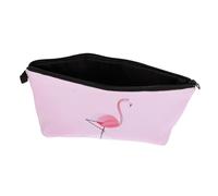 FIXOSHEE Trousse de Maquillage Flamingo Taille Moyenne Trousse de Toilette de Voyage pour Femme Portable Paquet Cosmétique Décoratif pour Voyage Quotidienne