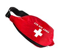 FIXOSHEE Trousse de Premiers Secours Paquet de Survie Compact à Main Rouge Portable en Nylon, Pratique et Étanche pour Surf et Bateau