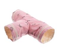 FIXOSHEE Tunnel de Jeu pour Hamster Rose Créatif pour Cochons Dinde et Chinchillas Tunnels Stables pour Amusement et des Petits Animaux Cadeau pour Propriétaires de Rongeurs