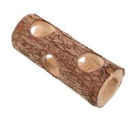 FIXOSHEE Tuyau Bois pour Hamster Tunnel de Jeu Rigide et Sûr pour Petits Rongeurs à Mâcher Hideout pour Hamsters Cochons Rats