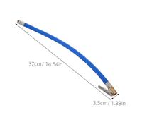 FIXOSHEE Tuyau de Gonflage Rapide Auto avec Mandrin Auto-bloquant Cuivre et Tube Bleu Caoutchouc Plastique Rallonge Flexible pour Gonfleur de Pneus Voiture Moto Vélo Connexion Étanche