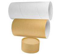 FIXOSHEE Urne Funéraire Écologique en Papier Kraft 10X26 CM pour Animaux de Compagnie - Boîte Commémorative pour Dispersion des Cendres - Urne pour Chats et Chiens Résistante à L’Humidité