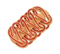 FIXOSHEE Vintage Bamboo Hairpin For Chinese Year Lightweight Decorative Hair Clip With Traditional Weaving Knot Elegant Bride Headwear For Wedding Updo And Daily Hanfu Styling