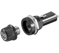 Fixpoint 25526 Porte Fusible pour Taille 5 mm x 20 mm, capuchon de verre pour usage, 10 A