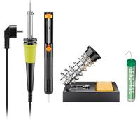 Fixpoint 51213 Kit de soudure sans plomb, 4 pièces, noir - kit de soudure de première qualité pour travaux de soudure professionnels sans plomb