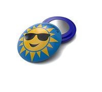 Fixpoints - Fixation magnétique pour numéro de dossard - Un classique - Qualité supérieure - Fabriqué en Allemagne (Sun Blue).