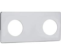 FIXSYSTEM Cache finition chromée pour Platine de Sortie de Cloison Douche/Baignoire