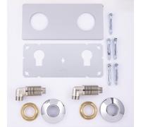 Fixsystem platine double de lavabo M15x21 - sortie M12x17 NOYON & THIEBAULT