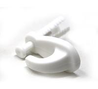 fiXte Lot de 12 crochets en plastique pour murs creux et portes creuses Blanc