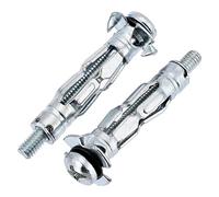 fiXte® Lot de 20 chevilles M4 x 38 mm en métal robuste pour plaques de plâtre